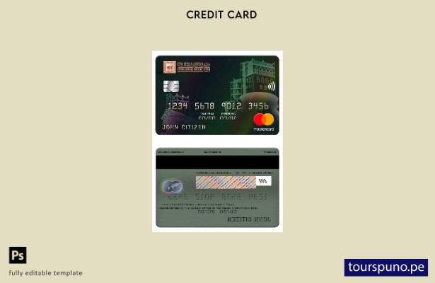 lista para imprimir plantilla de mastercard del banco internacional de Yemen